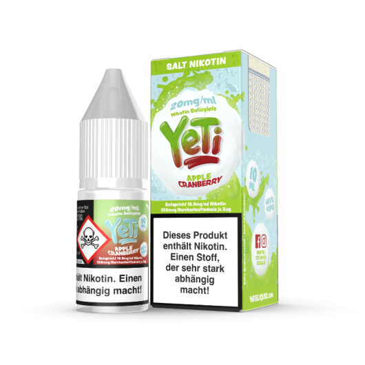 Yeti Salt Apple Cranberry Liquid