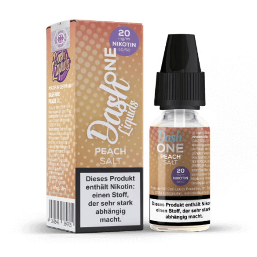 Dash One Peach Salt Liquid