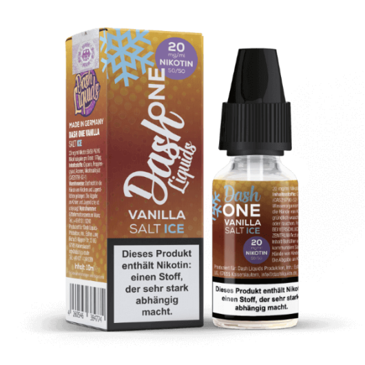 Dash One Vanilla Salt Ice Liquid