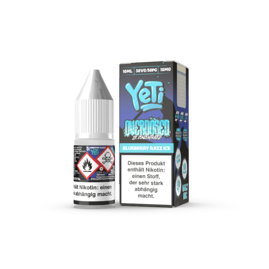 Yeti Overdosed Blueberry Razz Ice Salt Liquid