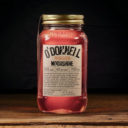 ODonnell Moonshine Pfirsich 20% Vol.