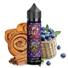 OWL Salt Blaubeer Zimtschnecke Longfill Aroma Weihnachtsedition